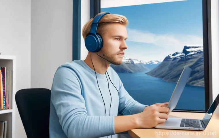 노르웨이 언어 및 방언 - **Prompt:** Inside a charming, traditional small shop in a picturesque fjord village in Western Norw...