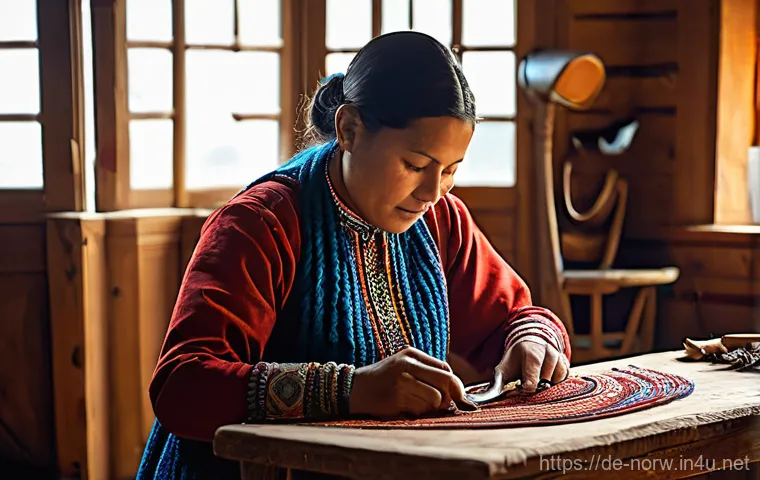 노르웨이 사미족의 문화와 전통 - **Prompt: Reindeer Herding in the Arctic Landscape**
    "A resilient Sami adult, dressed in practic...